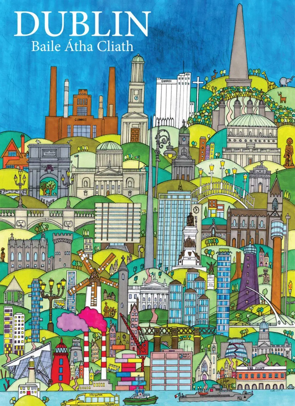 1000 Piece Dublin Jigsaw Puzzle